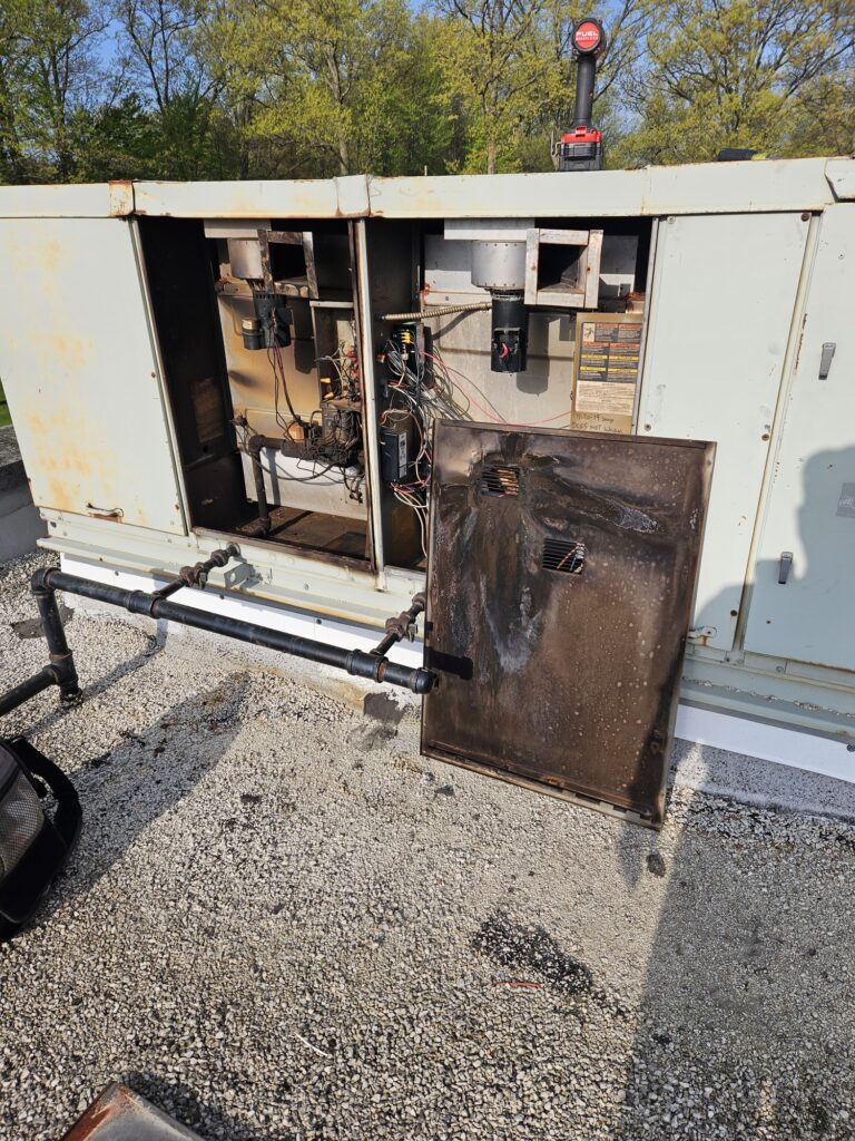Eastview HVAC fire