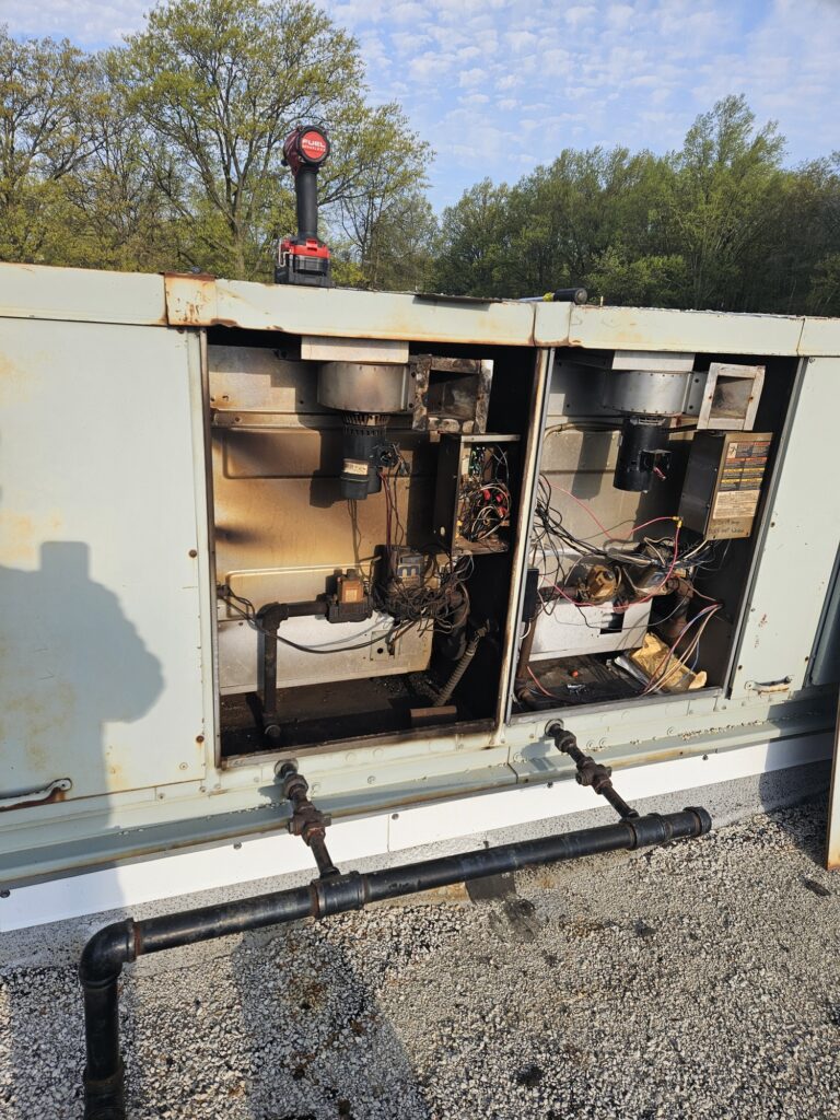 Eastview HVAC fire