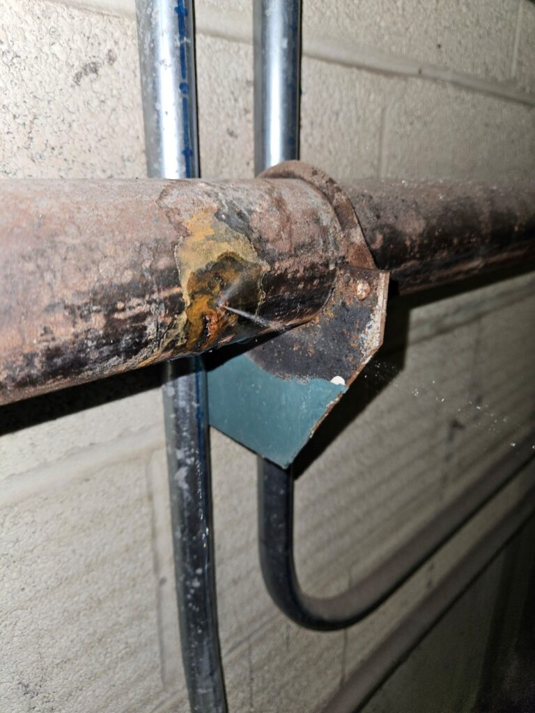 Learwood boiler pinhole leak