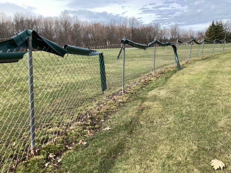 Learwood softball fencing